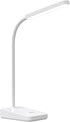 LED Desk Lamp, USB Powered Desk Light, White, Daylight White, with Smartphone Stand Included