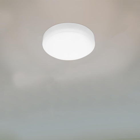 Toddmomy Plastic Flush Mount Ceiling Light Cover Round Dome Lampshade Replacement Modern Bathroom and Kitchen Lamp