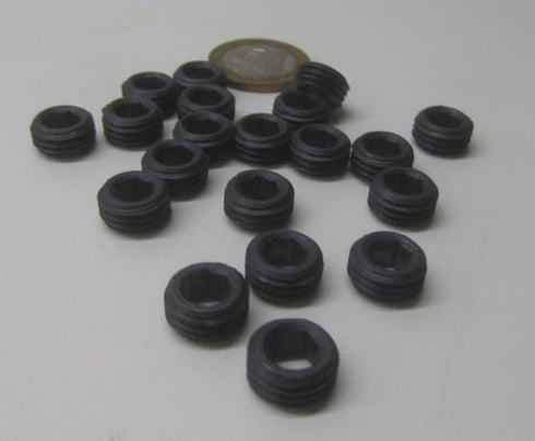 Generic Set 7/16"-20 .219" 10 Black Oxide Alloy Steel Hollow Lock Jam Screws x Length pcs