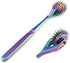 Goldenhandcrafts Wartenberg Neuro Pinwheel Stainless Steel 3 Head Diagnostic Instrument, 6.6 In, Multi Color