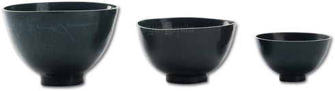 Dental Lab Rubber Impression Mixing Bowl, Flexible Durable Silicone for Alginate and Plaster (M)