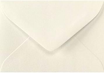 LUXPaper #17 Mini Envelopes | 2 11/16" x 3 11/16" | Natural Linen | 80lb. Text | 50 Qty