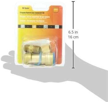 Mr. Heater F276187 Propane/Natural Gas Connector Kit, Brass, 3/8 Male Pipe Thread
