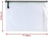 Oaimyy 20 Pcs Mesh Zipper Pouch Document Folders, Black, 5"x 7", Zipper Zip File Organizing Storage Bags