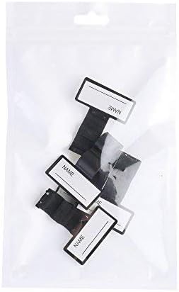 Beautyflier 5 Pcs Plastic Name ID Tag Clip for Stethoscope Tube Replacement Accessories (Rectangle)