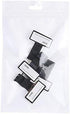 Beautyflier 5 Pcs Plastic Name ID Tag Clip for Stethoscope Tube Replacement Accessories (Rectangle)