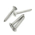 Phillips Drive Screws #8, 1 1/4" Pack of 100, 18-8 Stainless Steel Marine, Truss Head Sheet Metal - No Rust Fasteners
