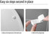 Toilet Lid Lifter - Toilet Seat Handle Lifter to Avoid Touching Toilet Cover (2, White)