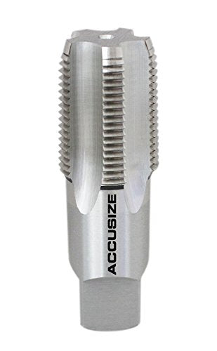 Accusize Industrial Tools 3/4'' to 14 H.S.S. Taper Pipe Tap-Npt, 3-1/4'' Oal, 1-3/8'' Thread Length, American Standard