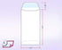 NextDay Labels #7 Coin Envelopes - 100-Pack White Peel & Seal Money Envelopes for Cash, Coins, Jewelry