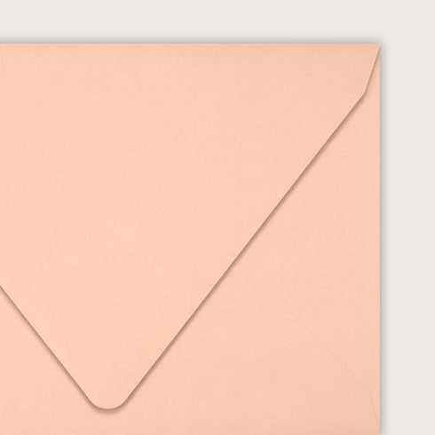 LUXPaper 4Bar A1 Contour Flap Invitation Envelopes | 3 5/8" x 5 1/8" | Blush Pink | 80lb. Text | 50 Qty