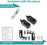 Replacement Saftey Sensors & Brackets for Liftmaster Chamberlain Sears Garage Openers (801CB-P, 41A5034)