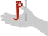 Wall Control Slotted Metal Pegboard Hooks Pack - 3-1/2in Reach Curved Tip Hook - Red for Pegboard and Tool Board
