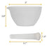 Set, 9oz (275ml) EISCO Porcelain Mortar & Pestle - Unglazed Grinding Surface - Excellent for Kitchen or Laboratory