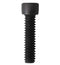 Socket Head Cap Screw, 1/4-20 x 1, Alloy Steel Black Oxide Hex Socket Coarse Thread, 20 Quantity