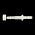 Feelers 1/4" Hose Barb Thru-Bulk Bulkhead Fitting - Plastic Adapter Union Mender Splicer with Gasket