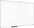 VIZ-PRO Magnetic Foldable White Board, 48 X 36 Inches, Dry Erase Whiteboard with Silver Aluminium Frame