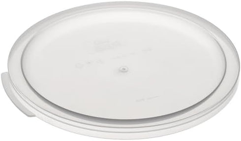 Generic Choice Translucent Round Polypropylene Food Storage Container Lid, for 12, 18, and