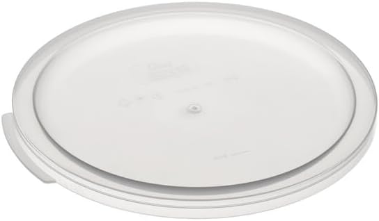 Generic Choice Translucent Round Polypropylene Food Storage Container Lid, for 12, 18, and