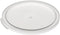 Generic Choice Translucent Round Polypropylene Food Storage Container Lid, for 12, 18, and