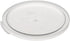 Generic Choice Translucent Round Polypropylene Food Storage Container Lid, for 12, 18, and