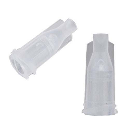 Luer Lock Syringe Tip Caps, Screw Threads Dispensing Stop Caps, 1000 Pieces Clear