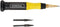 General Tools 707088 Carbide Scriber and Awl Set with 3 Interchangeable Tips - Center Punch for Metal Work in Black and