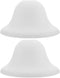 UKCOCO Round Mushroom Lamp Shade Replacement for Table and Floor Lamps Plastic