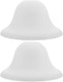 UKCOCO Round Mushroom Lamp Shade Replacement for Table and Floor Lamps Plastic