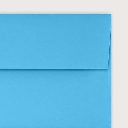 LUXPaper 4Bar A1 Invitation Envelopes - Peel & Press, 3 5/8" x 5 1/8", Bright Blue, 60lb. Text, 50 Qty