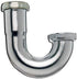 KEENEY 10487K 22-Gauge J-Bend Sink Trap with Captured Nut, Chrome, 1-1/4-Inch by 1-1/4-Inch