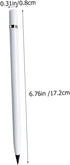 NUOBESTY 3pcs Eternal Erasable Pencil, Forever Art Pencils, No Sharpening Required, Black Ink Engraved