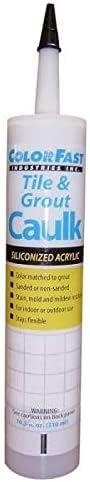 Color Fast Caulk Matched to Custom Building Products, Rolling Fog Unsanded