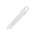 CHANZON 100 pcs 5mm RGB Multicolor LED Diode Lights - Common Cathode, Clear Round Transparent 4 pin