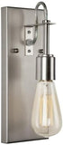 FORTE 7113-01-55 Silver One Light Wall Sconce
