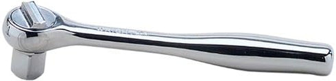 Wright Tool 3430 3/8" Drive Ratchet with 1/4" Drive Ratchet Handle, Silver Finish