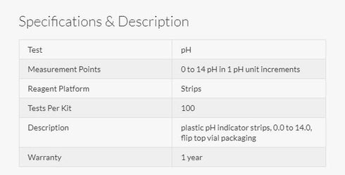 pHydrion 9800 Plastic pH Indicator Strips, 0.0 to 14.0, Flip Top Vial Packaging