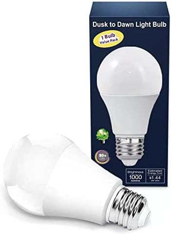 Torkase Outdoor Dusk to Dawn Light Bulbs- No Timer Required, 12W(100W Equivalent),