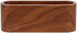 MOPFOL Wooden Business Card Holder Case - Handmade Office Organizer with Wood Grain, Desktop Storage Box for Business