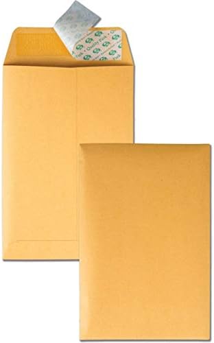 Quality Park 6 x 9 Catalog Mailing Envelopes, Redi-Strip Self Seal, 100 per Box