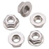 RoyceMart (20 M8-1.25 304 PCS) Hexagon Flange Nuts with Non-Serrated Flange Washer Head, Stainless Steel, Hex Drive