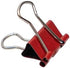 JAM PAPER Colorful Extra Small Binder Clips, 3/5 Inch (15 mm), Red, 30/Pack