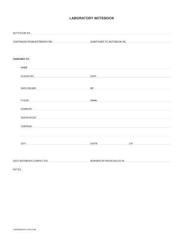 BookFactory Blue Lined Lab Notebook, 168 Blue Grid Pages, 8 7/8" x 11 1/4"
