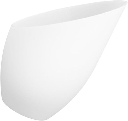 anso Elegant White Plastic Horseshoe Floor Lamp Shade for Home Lighting