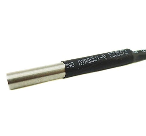 3PCS DS18B20 Waterproof Stainless Steel Temperature Sensor Digital Probe Cable, Temperature Range (-55?~ +125?)
