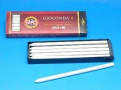 Koh-I-Noor Drawing Chalks for 5.6mm Diameter 120mm Mechanical Pencil - White