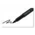 Universal Pen Style Permanent Markers, Fine Point, Black, Dozen for Office and Home Use