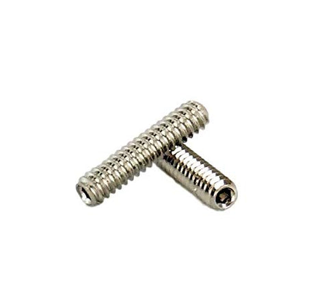 Stainless 4-40 x 1/2" Socket Set Screws, Cup Point, Stainless Steel 50 Qty with Hex Key Wrench (4-40 x 1/2")