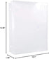 Filexec Poly Envelope, Letter Size, Side-Load, Clear (Pack of 12), 3-Hole Punched with Hook & Loop Fastener