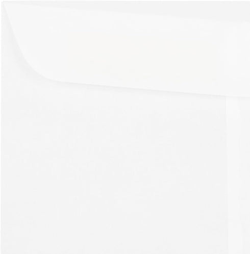 JAM PAPER 9 x 12 Open End Catalog Translucent Vellum Envelopes - Clear - 25 Pack